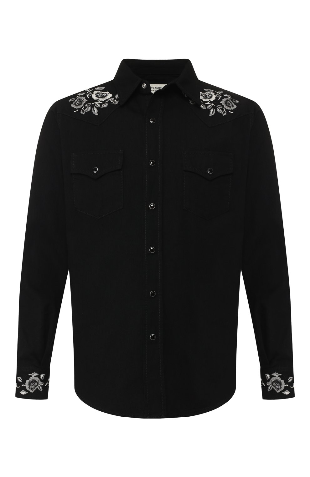 Хлопковая рубашка SAINT LAURENT, арт. 551388/YM881, фото 1