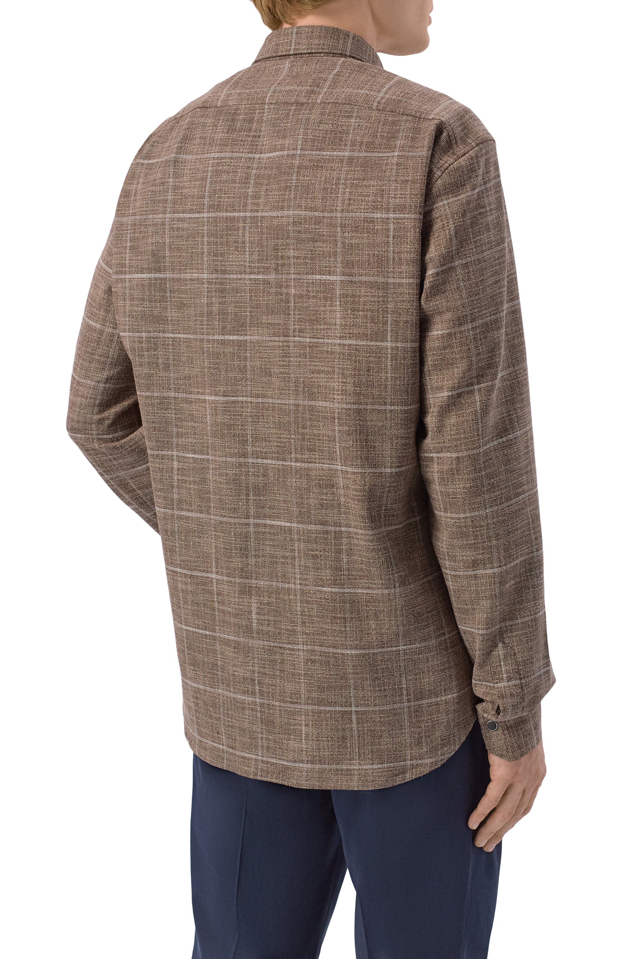 Рубашка из шерсти и шелка KITON, арт. UMCBUBAK0627G, фото 4