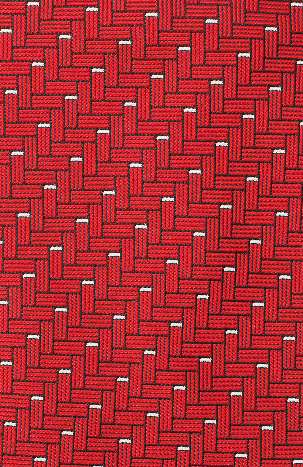 Шелковый галстук LANVIN красного цвета по цене 9950 руб., арт. 3245/TIE, фото 3 Шелковый галстук LANVIN, арт. 3245/TIE, фото 3