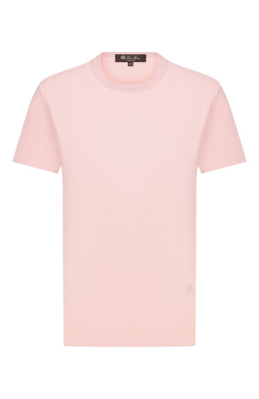Хлопковая футболка Loro Piana FA05498 Розовый FA05498