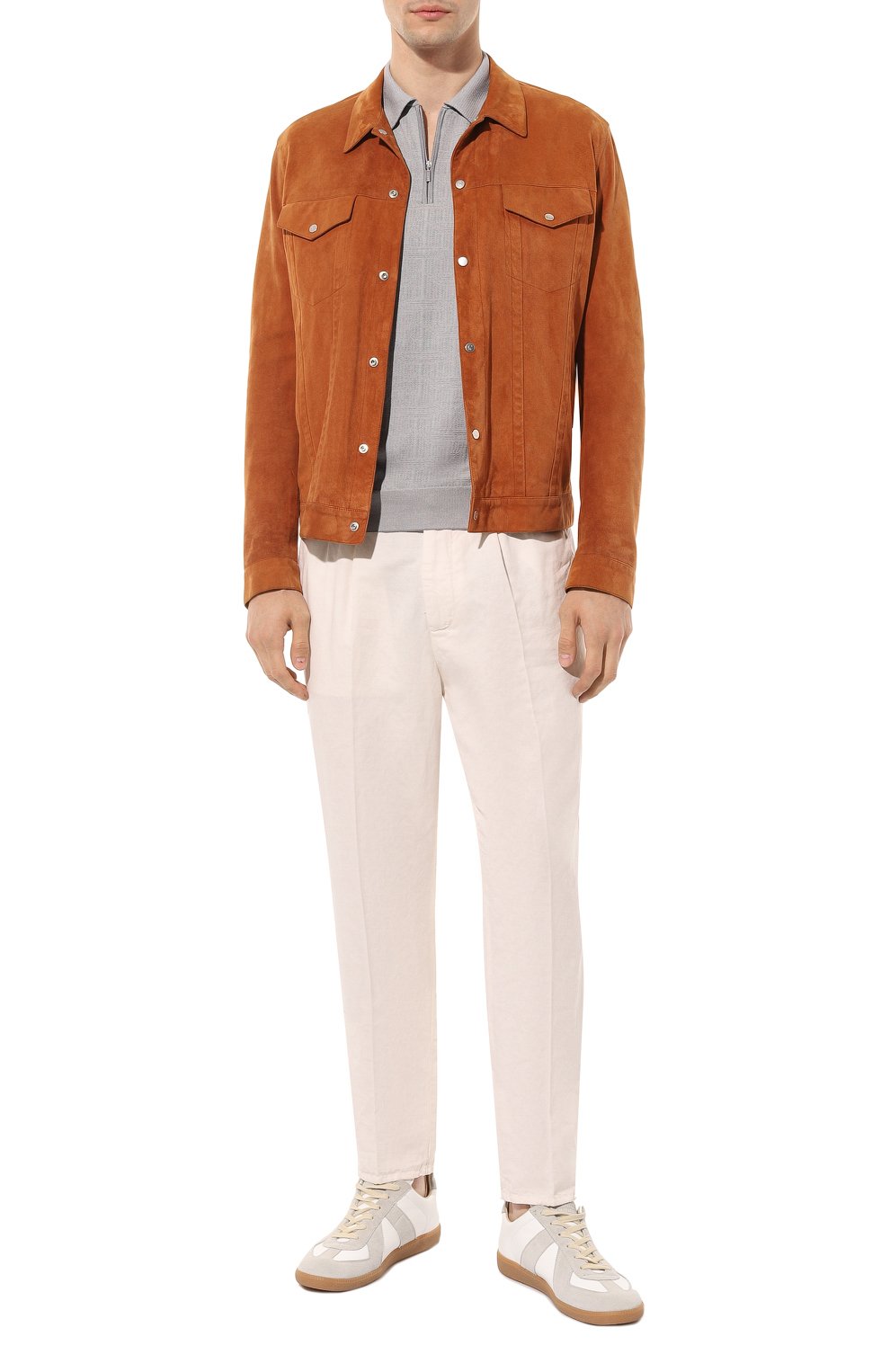 Поло из хлопка и шелка ZILLI, арт. MBZ-PZ112-REGI1/MC01, фото 2