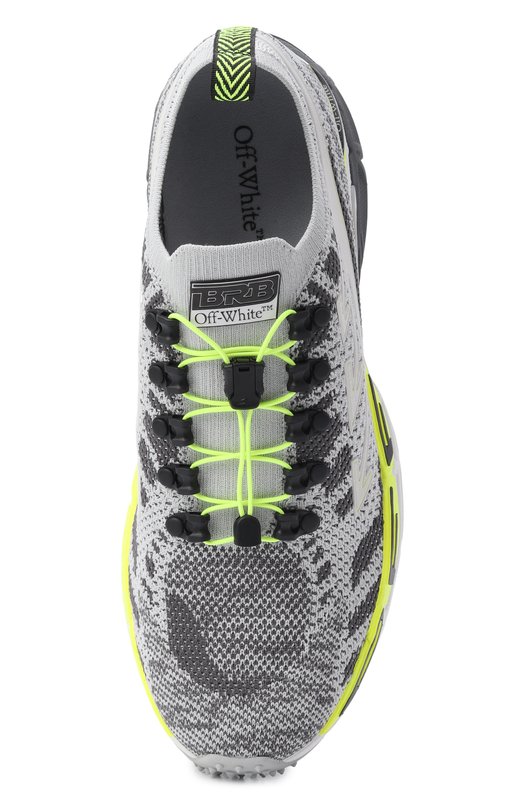 Текстильные кроссовки Be Right Back Knit Off-White 0MIA2A0S26FAB001 Серый  0MIA2A0S26FAB001 Фото 5