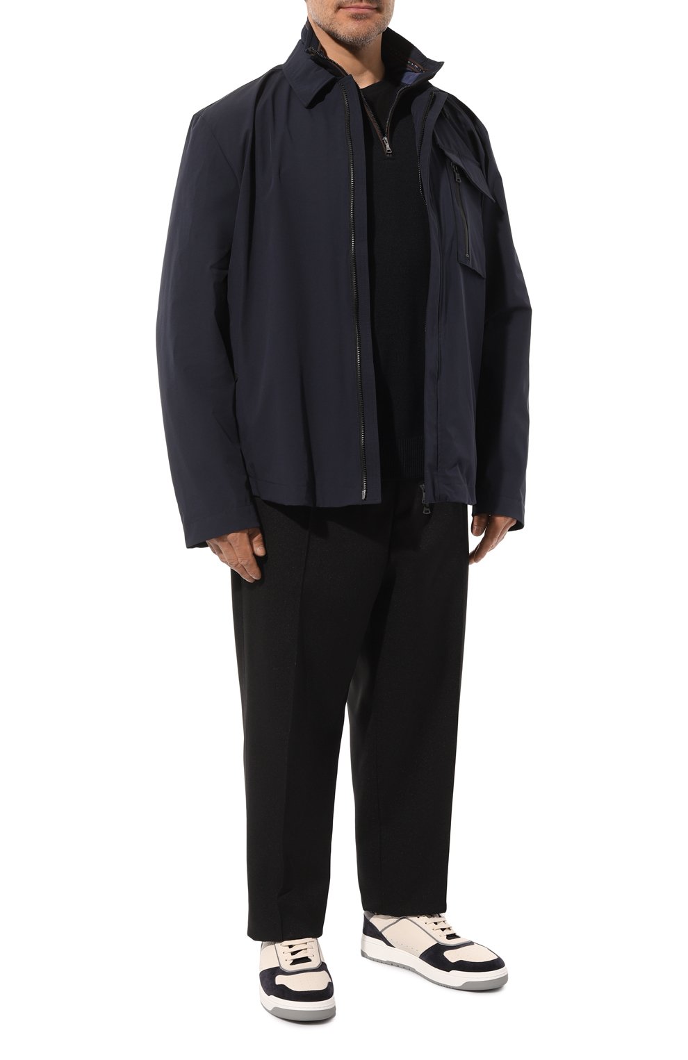 Шерстяной свитер PAUL&SHARK темно-синего цвета по цене 72000 руб., арт. 11311131/3XL-6XL, фото 2 Шерстяной свитер PAUL&SHARK, арт. 11311131/3XL-6XL, фото 2