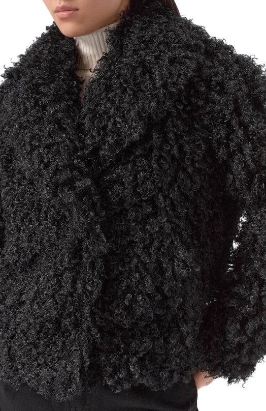 Шуба The Kooples FF0U31001K Чёрный  FF0U31001K Фото 5