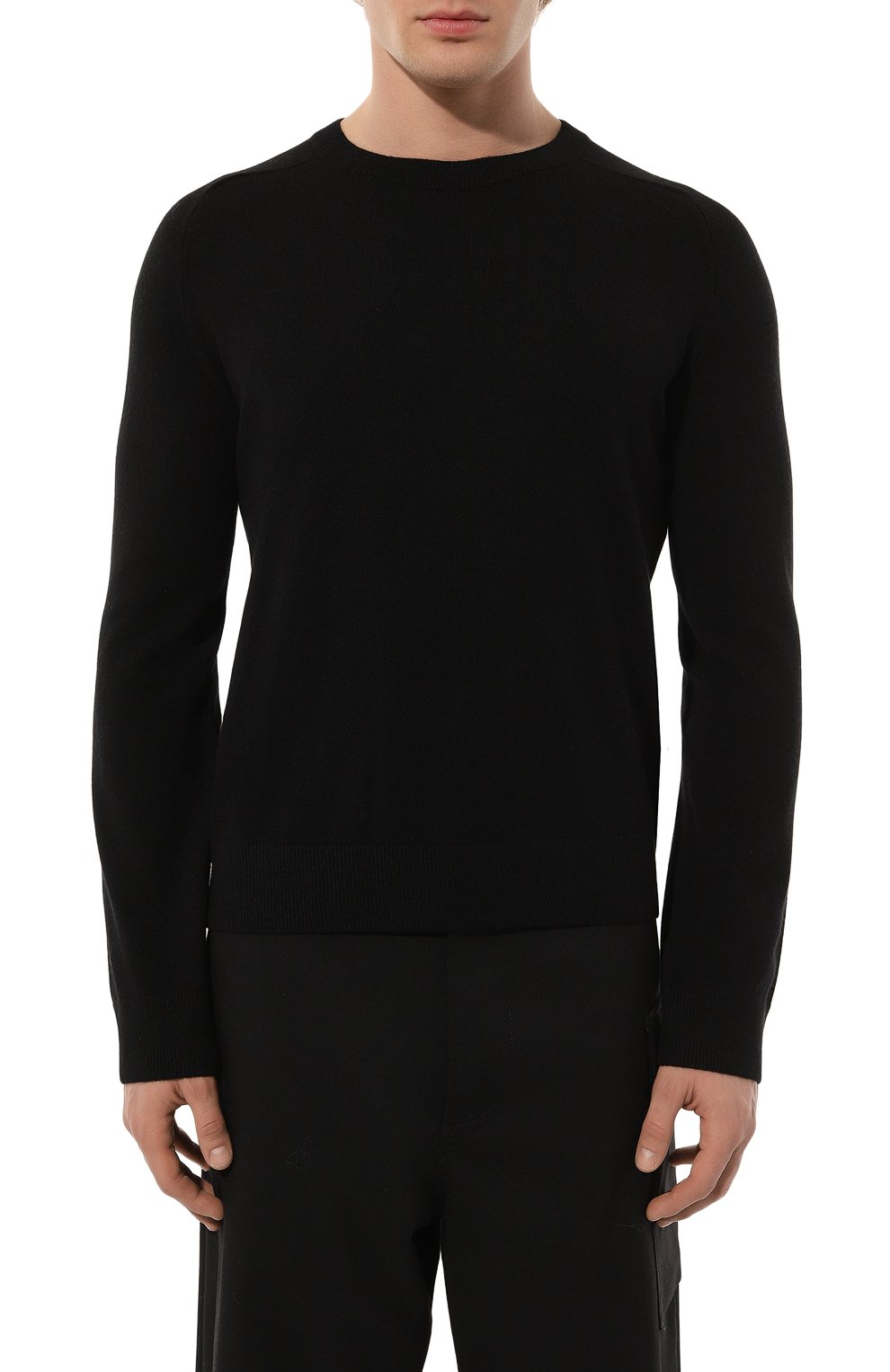 Кашемировый джемпер SAINT LAURENT черного цвета по цене 92850 руб., арт. 603089/YALL2, фото 3 Кашемировый джемпер SAINT LAURENT, арт. 603089/YALL2, фото 3