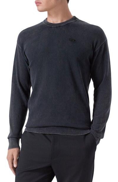 Хлопковый джемпер DIESEL, арт. A21857/0QKBT, фото 3