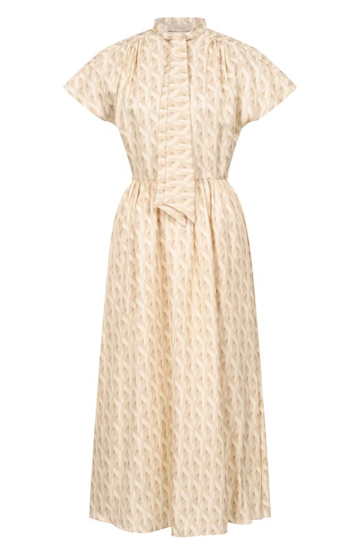 Шелковое платье MVST M26.2PW.D032/F127 TWILL PRINT Кремовый M26.2PW.D032/F127 TWILL PRINT