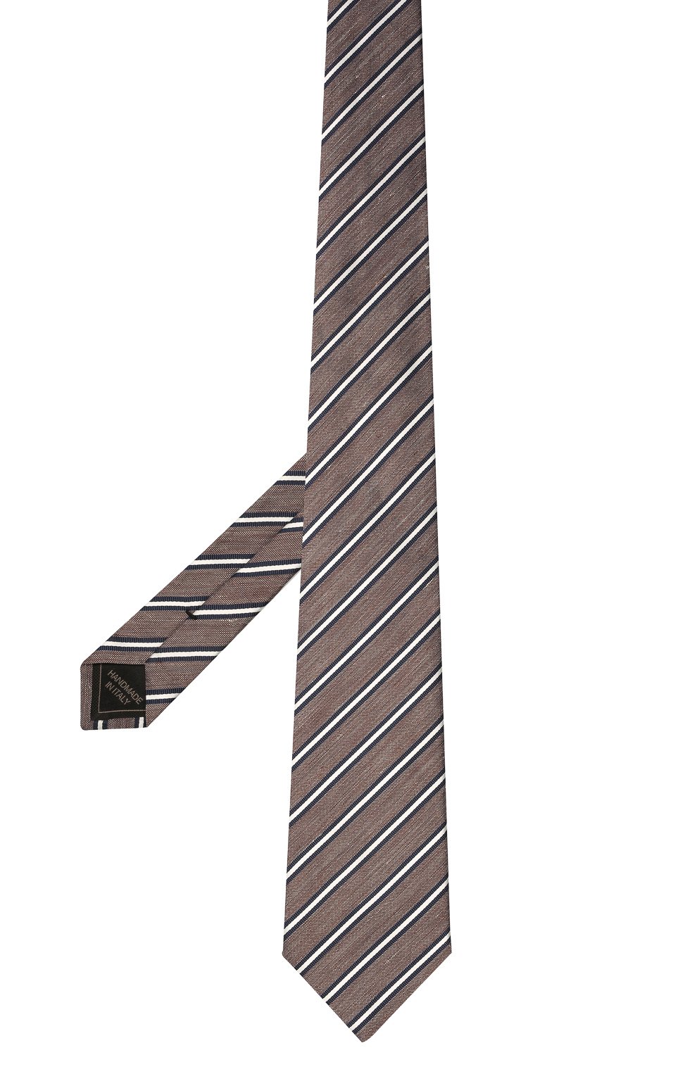 Галстук из шелка и льна BRIONI, арт. 062I00/P041B, фото 2