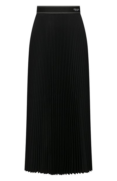 Женская плиссированная юбка PRADA, арт. P168TL-1R08-F0002-221