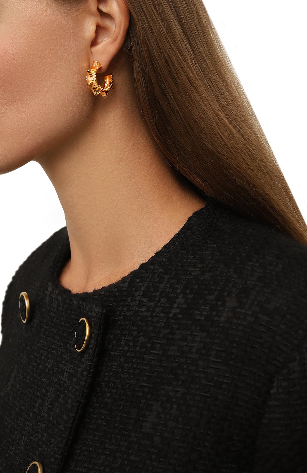 Серьги starfruit SEVENWORLDS золотого цвета по цене 18900 руб., арт. SW215/1, фото 2 Серьги starfruit SEVENWORLDS, арт. SW215/1, фото 2