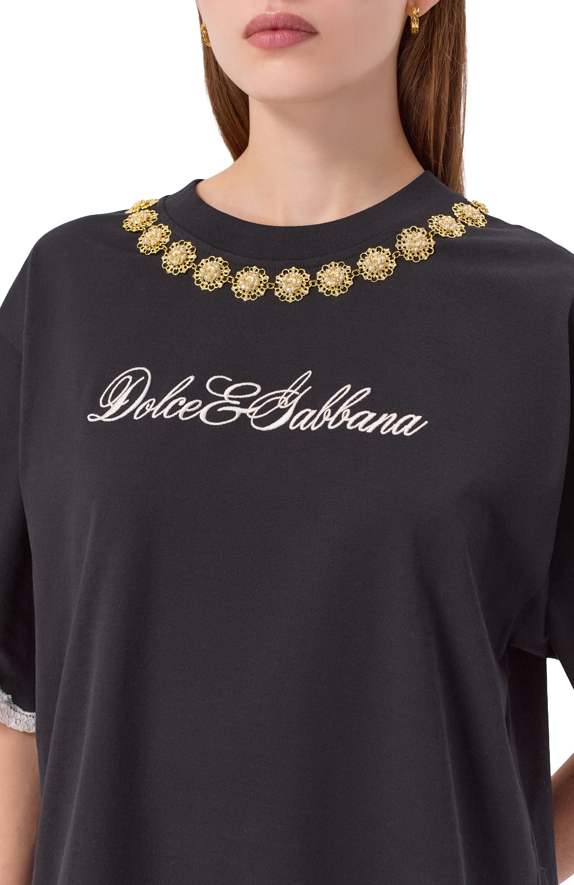 Хлопковая футболка DOLCE & GABBANA, арт. F8V62Z/GDC9U, фото 5