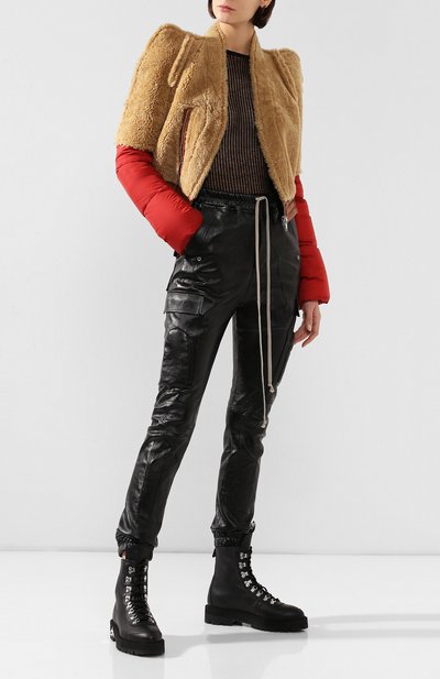 Брюки RICK OWENS черного цвета по цене 153000 руб., арт. R019F5361/LS, фото 2 Брюки RICK OWENS, арт. R019F5361/LS, фото 2