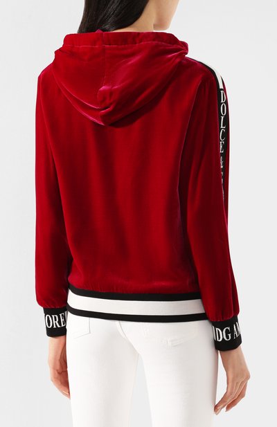 Толстовка из смеси вискозы и шелка DOLCE & GABBANA, арт. F9H02T/G7VDM, фото 4