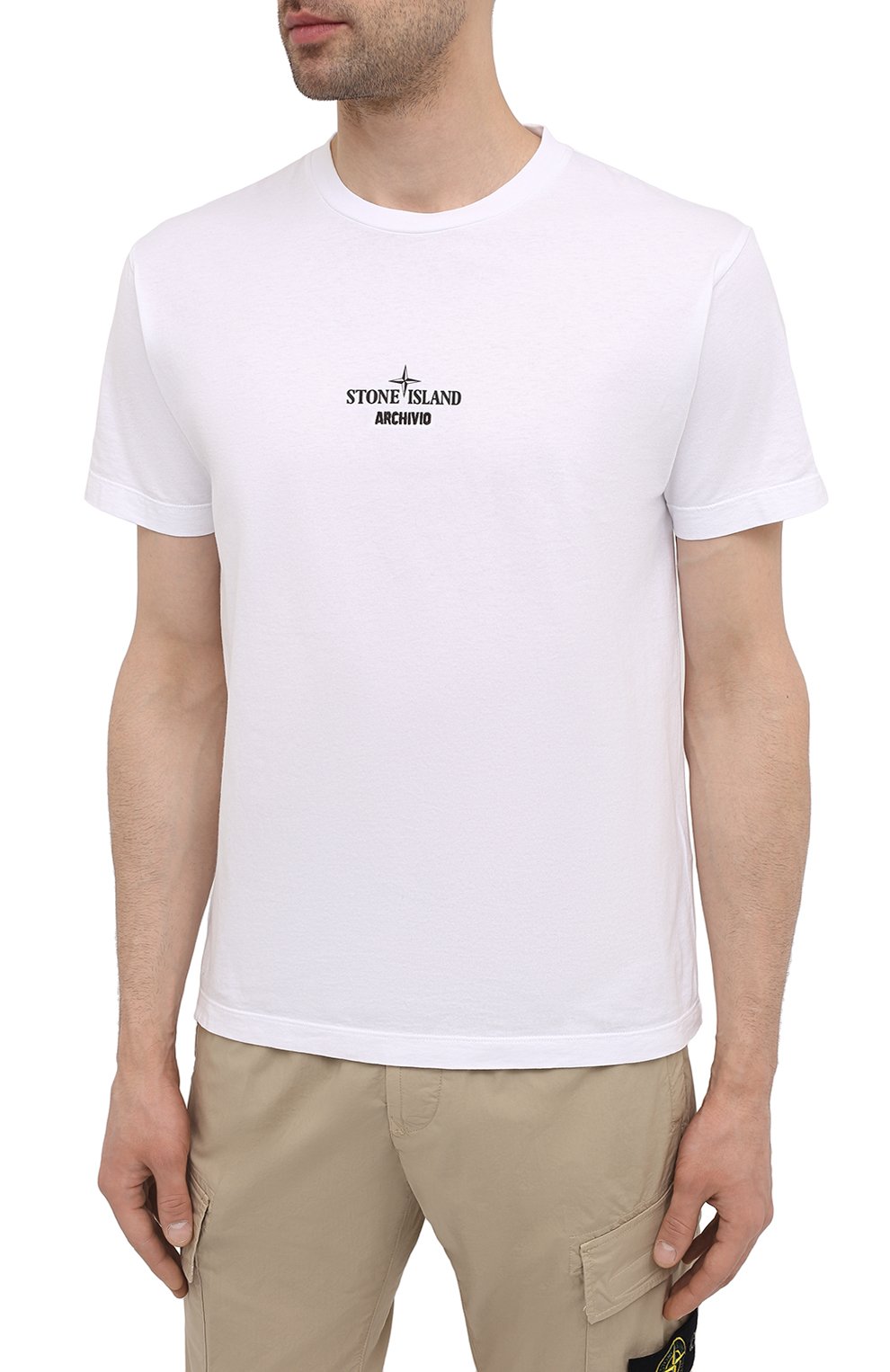 Хлопковая футболка STONE ISLAND, арт. 74152NS91, фото 3