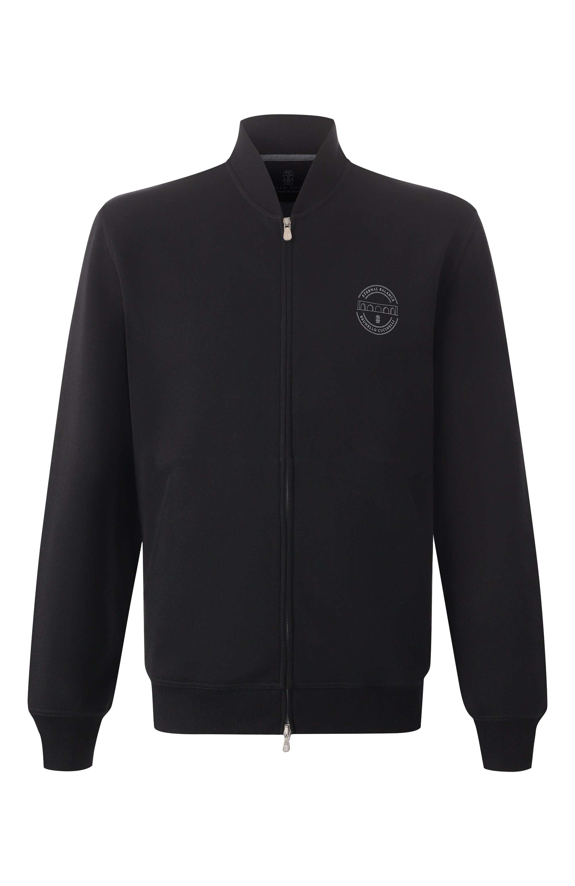 Толстовка из хлопка и кашемира BRUNELLO CUCINELLI, арт. MM8319037G, фото 1