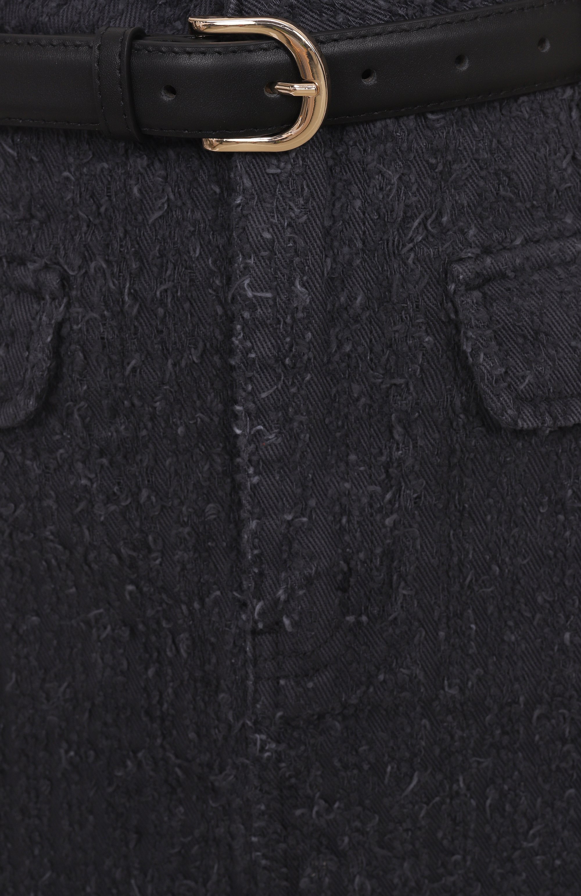 Джинсовая юбка SELF-PORTRAIT серого цвета по цене 33450 руб., арт. RS25820SKGR, фото 6 Джинсовая юбка SELF-PORTRAIT, арт. RS25820SKGR, фото 6