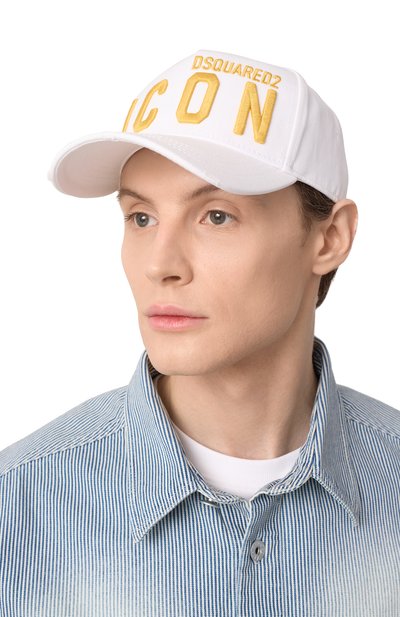 Хлопковая бейсболка icon DSQUARED2, арт. BCM0412 05C00001, фото 2