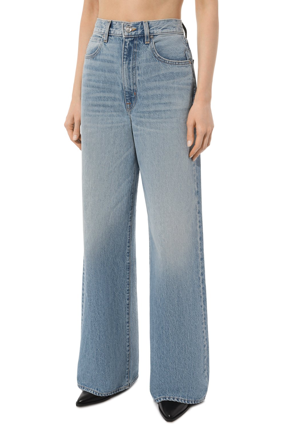 Джинсы SLVRLAKE голубого цвета по цене 49950 руб., арт. EVAJ707SHDTF, фото 3 Джинсы SLVRLAKE, арт. EVAJ707SHDTF, фото 3