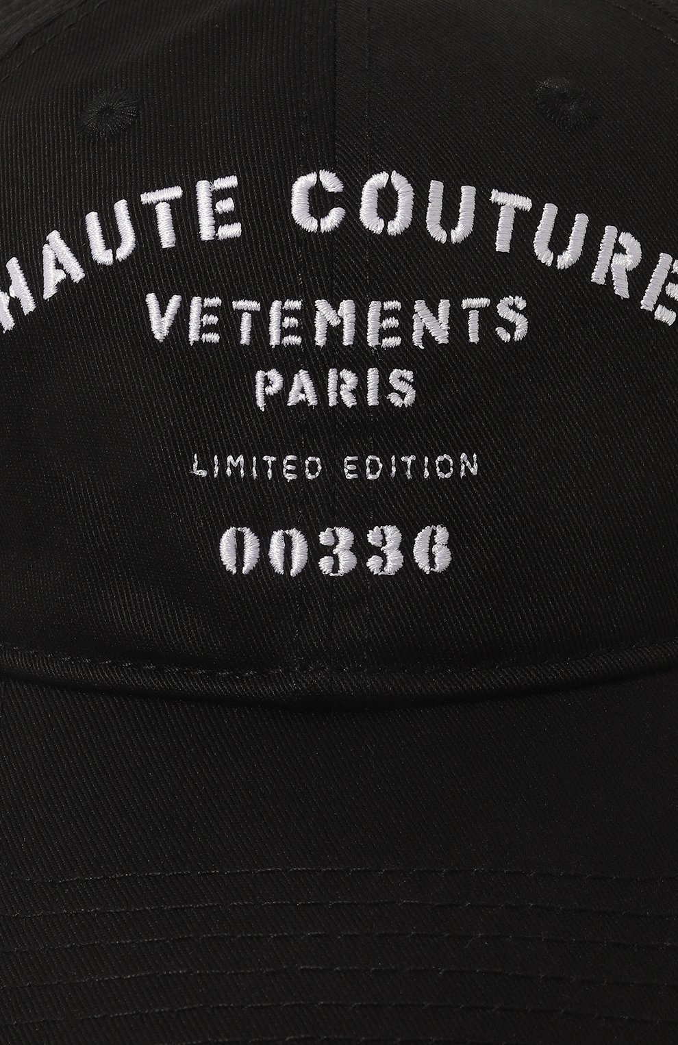 Хлопковая бейсболка VETEMENTS, арт. UE63CA200B, фото 5