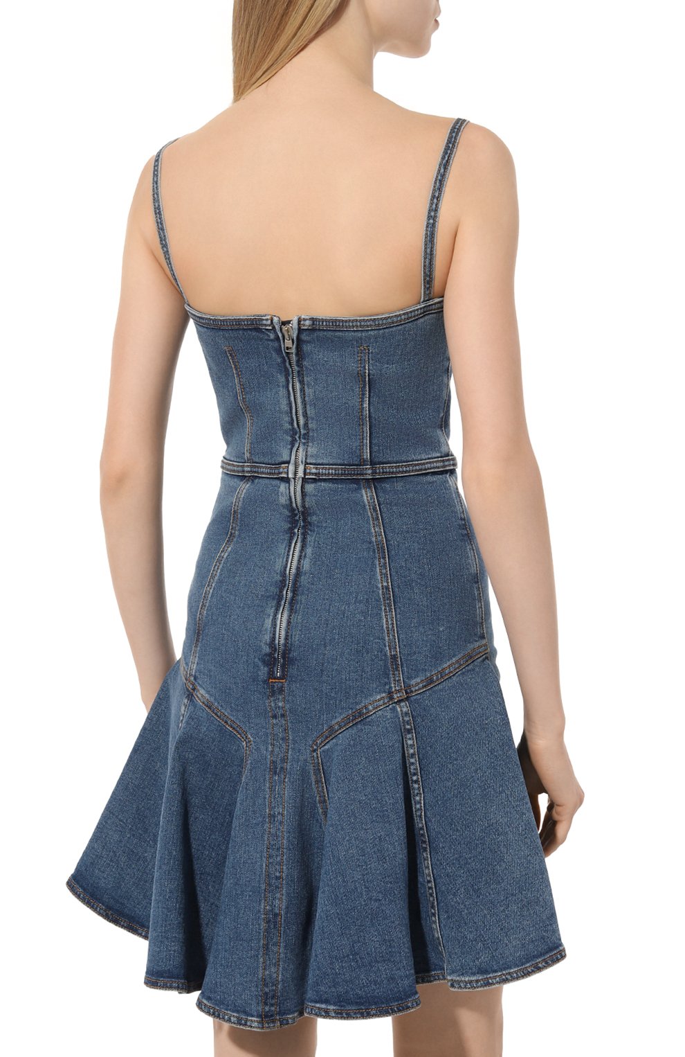 Джинсовое платье ALEXANDER MCQUEEN, арт. 757459, фото 4