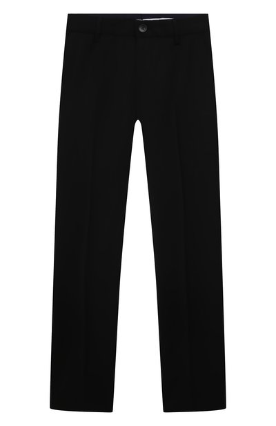 Шерстяные брюки EMPORIO ARMANI черного цвета по цене 36600 руб., арт. 8N4P10/4N5IZ, фото 1 Шерстяные брюки EMPORIO ARMANI, арт. 8N4P10/4N5IZ, фото 1