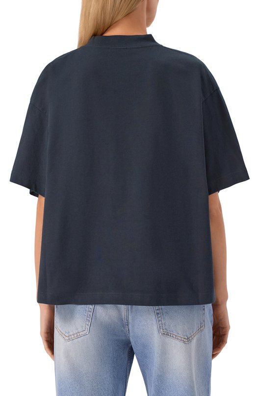 Хлопковая футболка Balenciaga 818431/TSVU4 Чёрный  818431/TSVU4 Фото 4