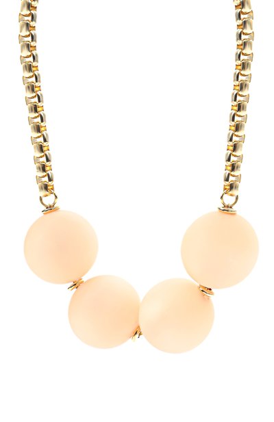 Колье CRYSTALLINE JEWELLERY бежевого цвета по цене 17820 руб., арт. 586М, фото 3 Колье CRYSTALLINE JEWELLERY, арт. 586М, фото 3