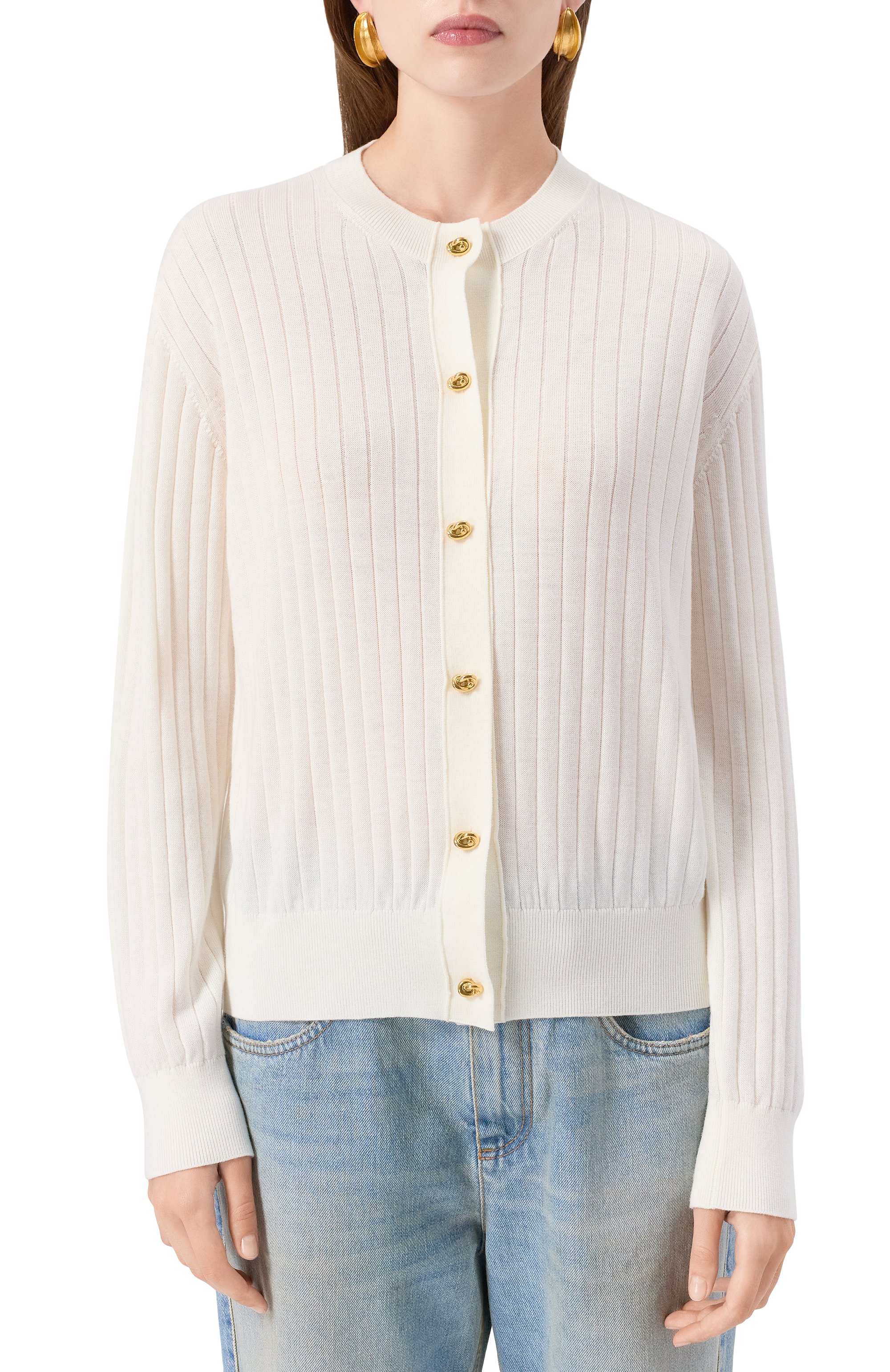 Шерстяной кардиган BOTTEGA VENETA, арт. 835337/V5L70, фото 3