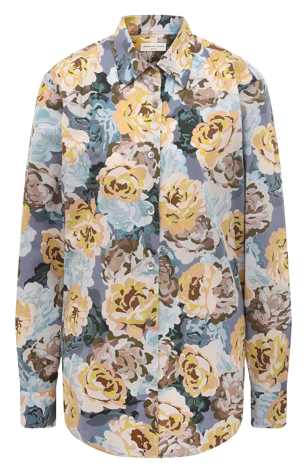 Хлопковая рубашка DRIES VAN NOTEN, арт. 231-030708-6011, фото 1