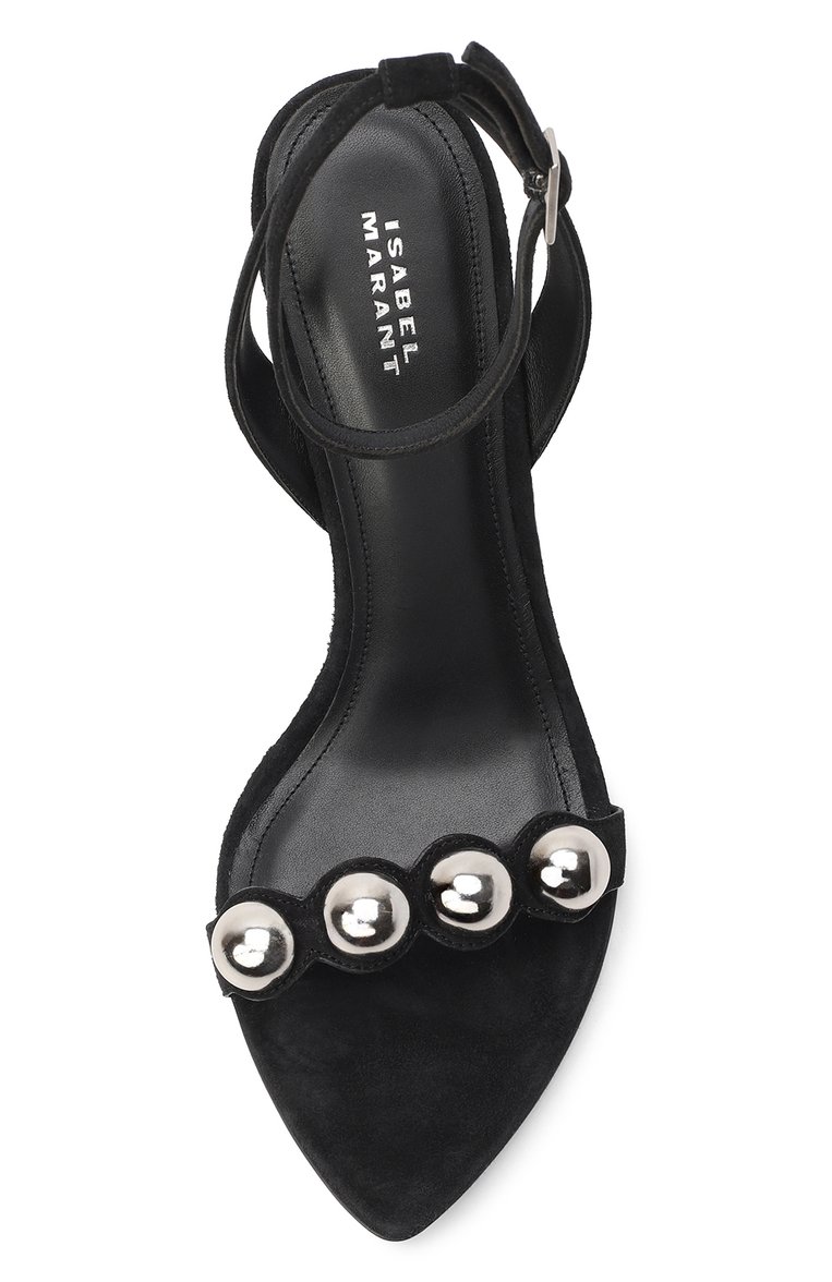 Замшевые босоножки vilja ISABEL MARANT, арт. 25PSD0214FA/C1A33S, фото 4