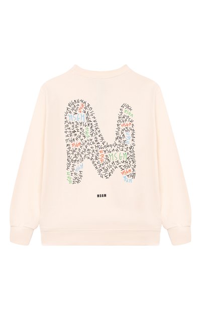 Хлопковый свитшот MSGM KIDS, арт. S6MSJBSW237, фото 2
