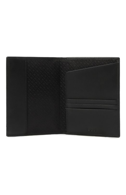 Кожаная обложка для паспорта BOSS HBPU00013M Чёрный  HBPU00013M Фото 3
