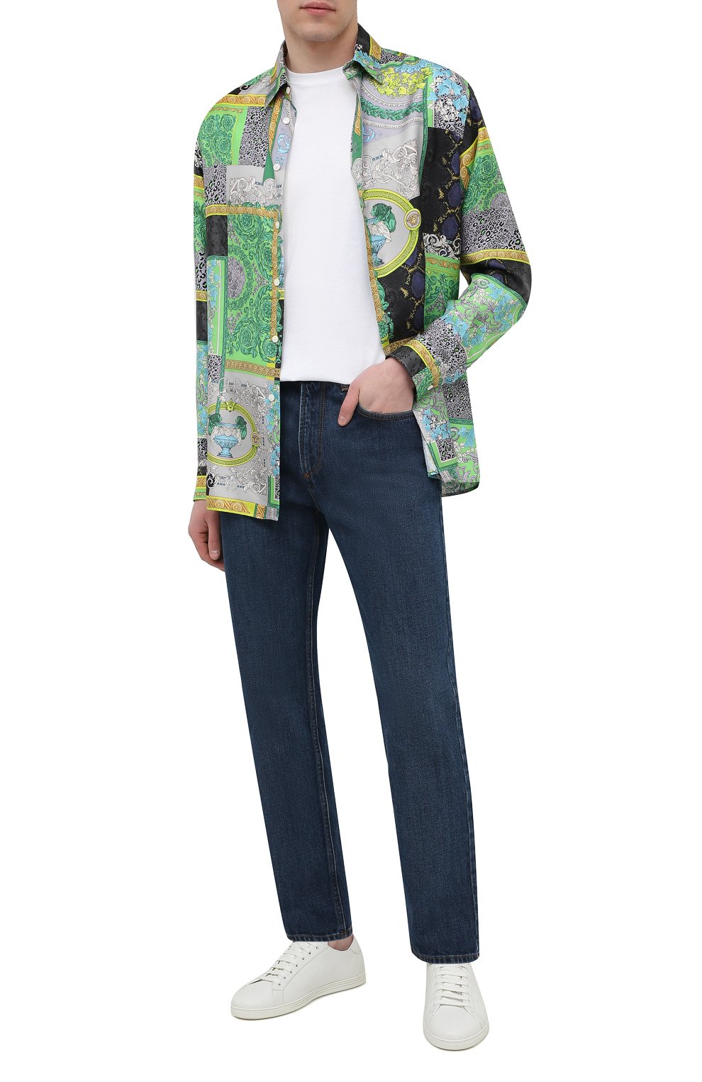 Кожаные кеды saint tropez DOLCE & GABBANA, арт. CS1735/A8L37, фото 2