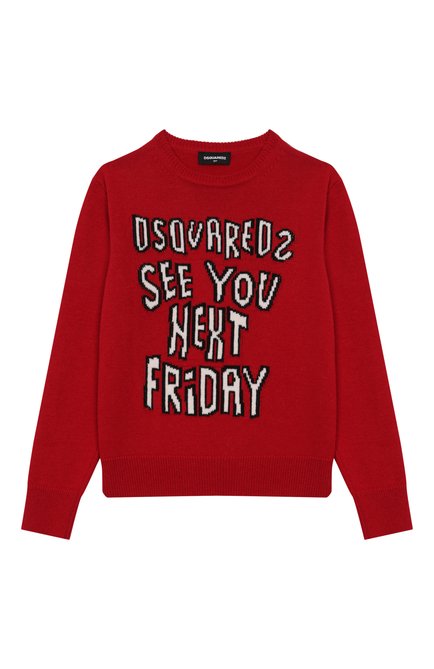 Пуловер из хлопка и шерсти DSQUARED2, арт. DQ3067/D0AFE