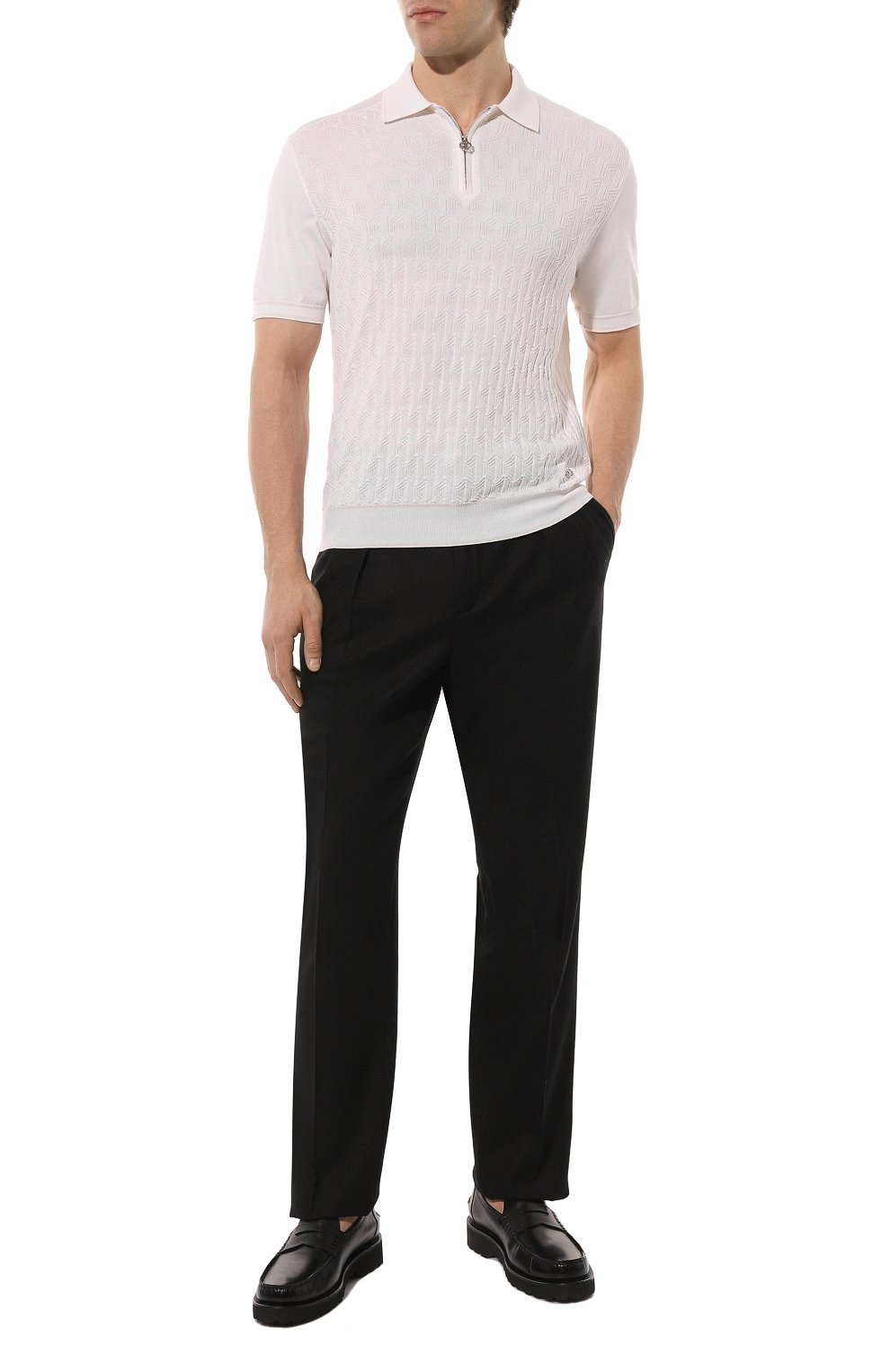 Поло из шелка и хлопка STEFANO RICCI, арт. K818042P31/F23170, фото 2