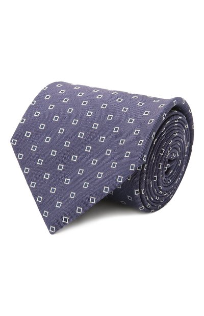 Мужской галстук из шелка и льна BRIONI, арт. 062I00/P0434