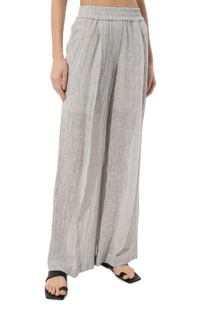 Льняные брюки BRUNELLO CUCINELLI, арт. MH570B1341, фото 3