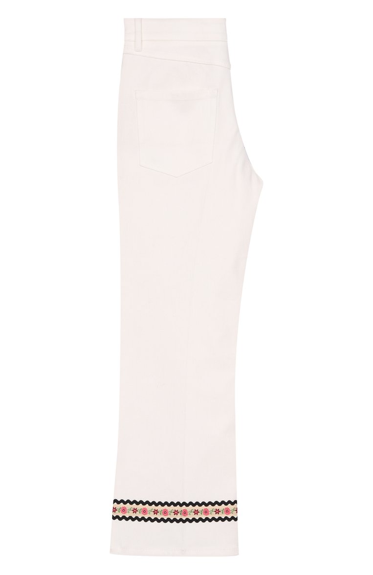 Хлопковые брюки MIU MIU, арт. MP1345-1MHQ-F0009, фото 2