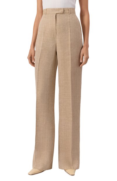 Льняные брюки MAX MARA STUDIO, арт. SATIRA, фото 3