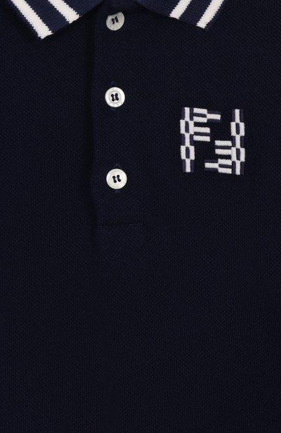 Хлопковое поло FENDI, арт. BMI250/AVP, фото 3