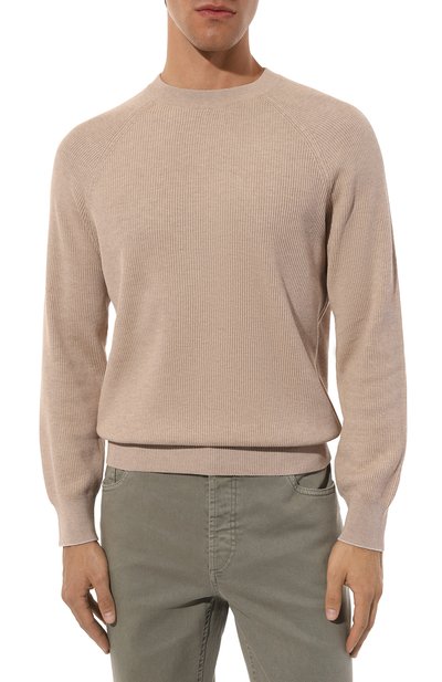 Хлопковый джемпер BRUNELLO CUCINELLI, арт. M2940B2282, фото 3