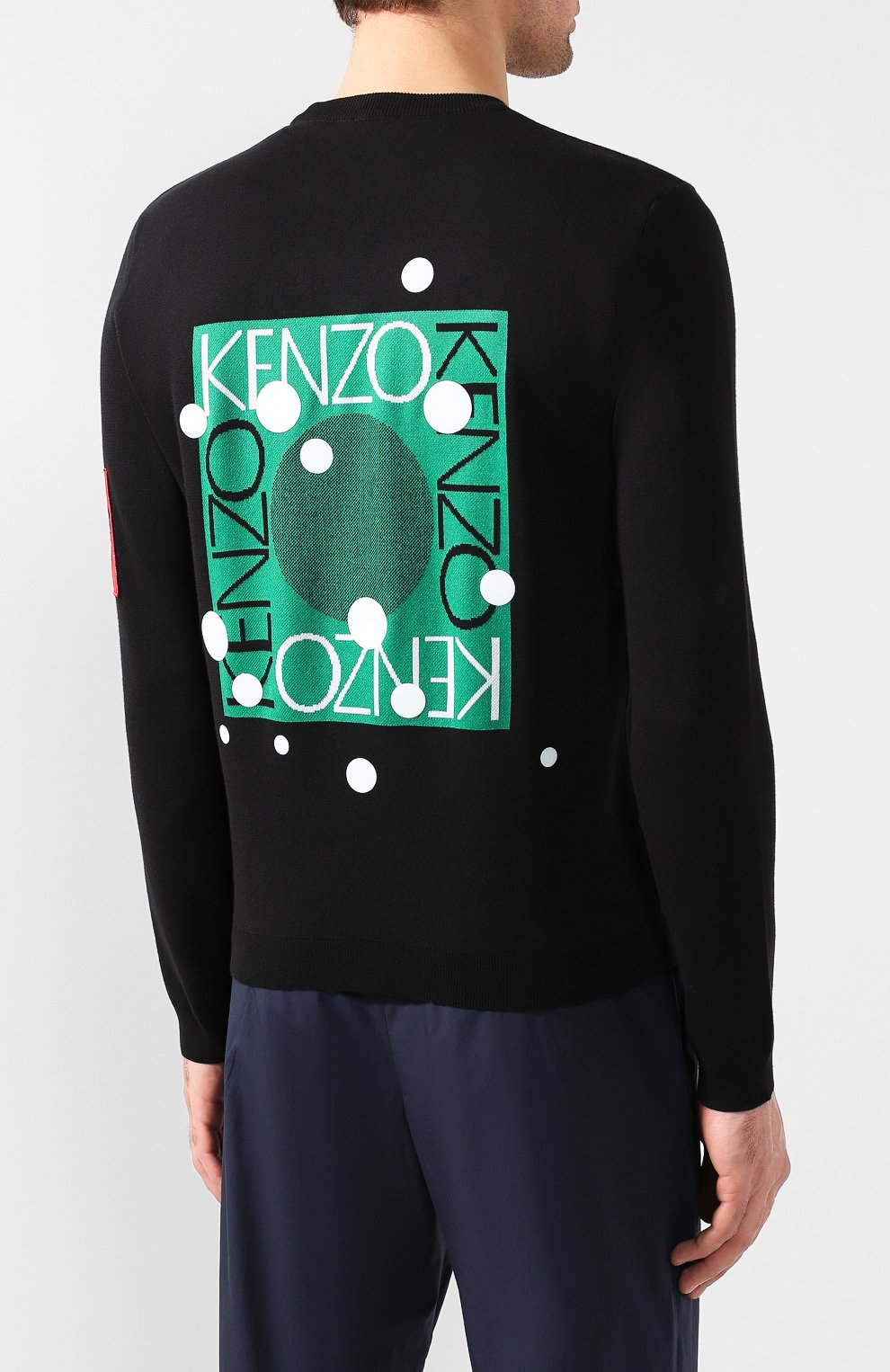 Хлопковый джемпер KENZO, арт. 5PU2383CB, фото 4