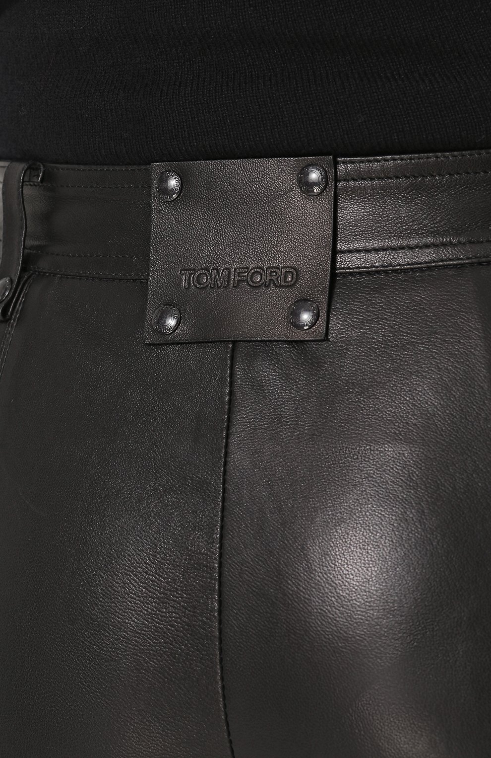 Укороченные кожаные брюки TOM FORD, арт. PAL650-LEX193, фото 5