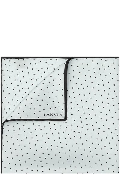 Мужской шелковый платок с узором LANVIN, арт. 2716/HANDKERCHIEF