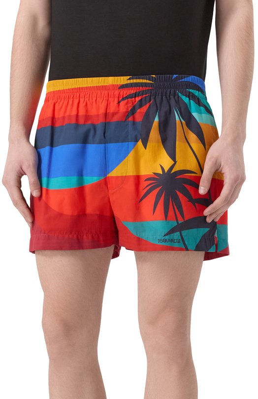 Хлопковые шорты Dsquared2 S78MU0058/D35279 Разноцветный  S78MU0058/D35279 Фото 3