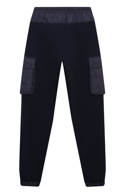 Хлопковые брюки-карго BOSS темно-синего цвета по цене 13300 руб., арт. J24862/14A-16A, фото 2 Хлопковые брюки-карго BOSS, арт. J24862/14A-16A, фото 2