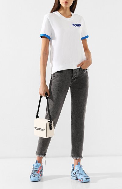 Хлопковая футболка OFF-WHITE, арт. 0WAA049R19B070510130, фото 2
