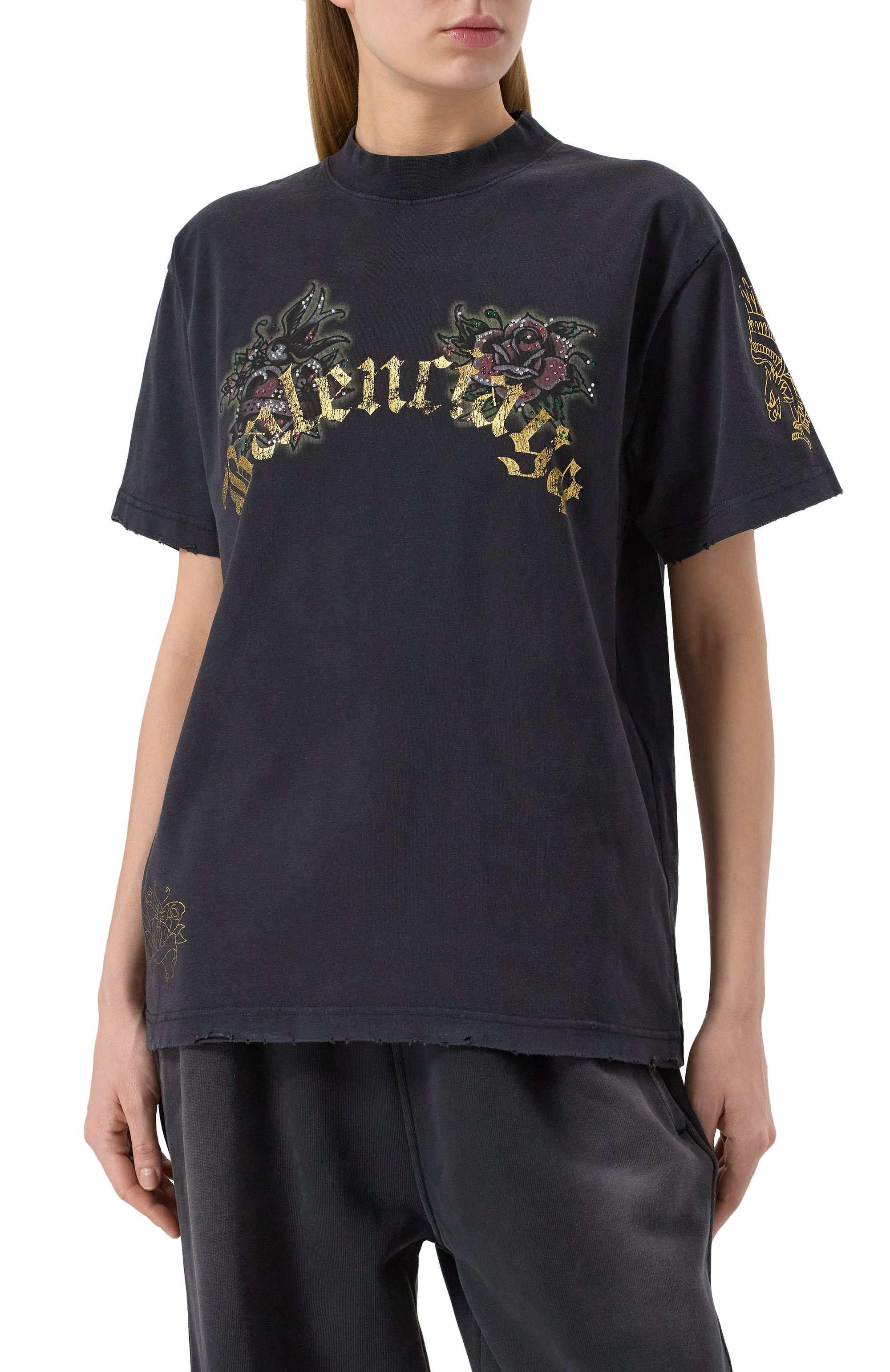 Хлопковая футболка BALENCIAGA, арт. 809122/TRVZ2, фото 3