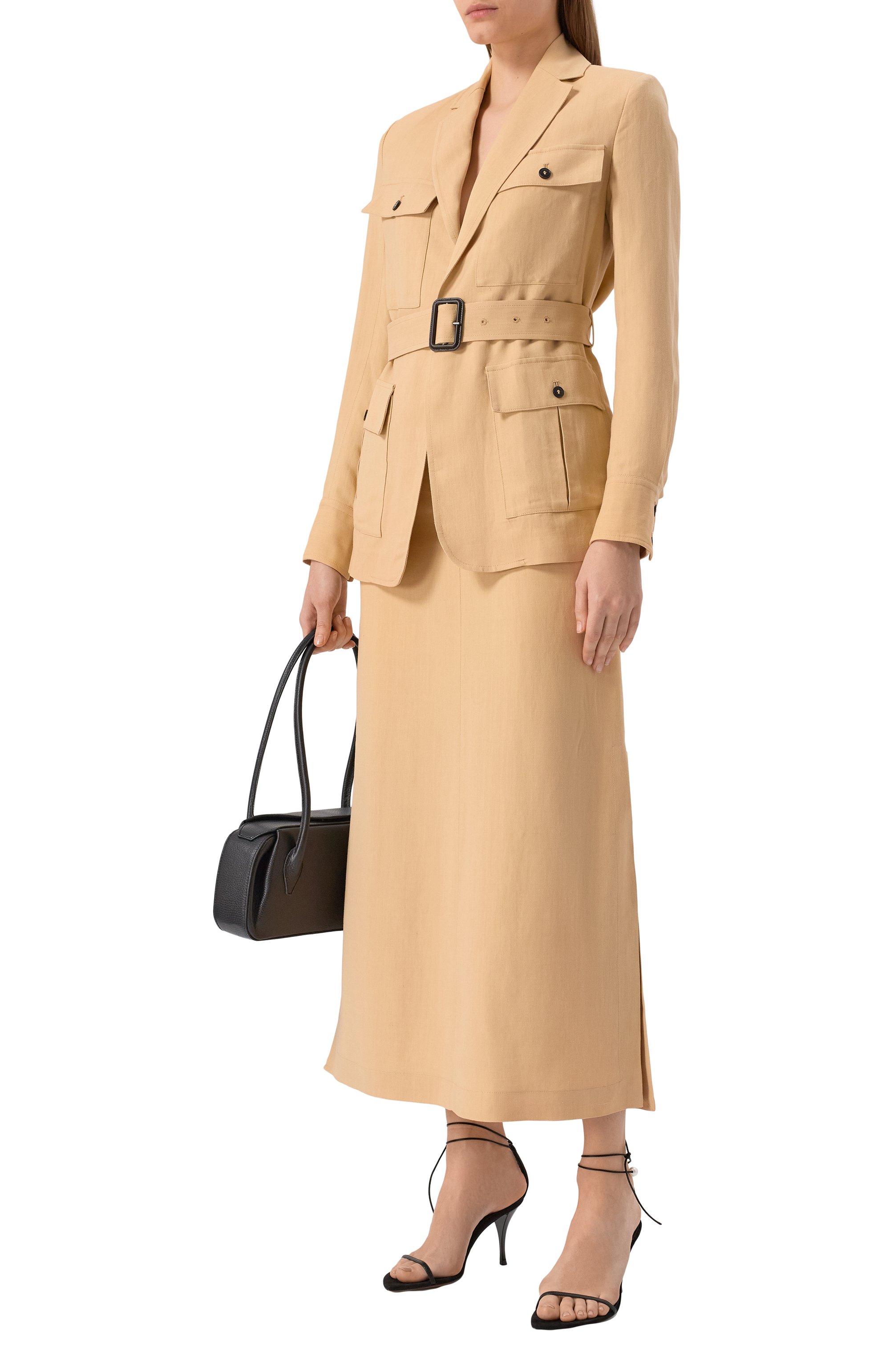 Юбка из вискозы и льна ANTONELLI FIRENZE, арт. N9795/935, фото 2