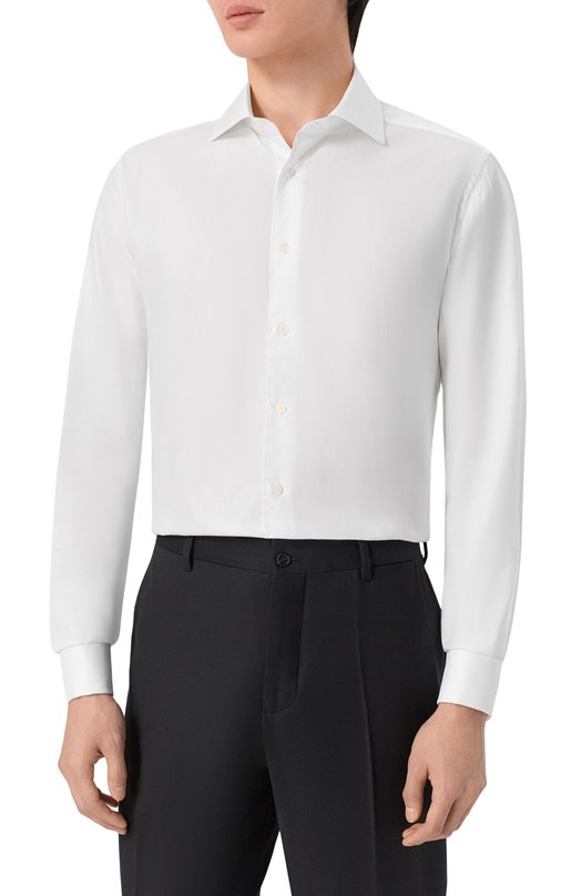 Хлопковая сорочка Corneliani 27P150/2711774 Белый  27P150/2711774 Фото 3